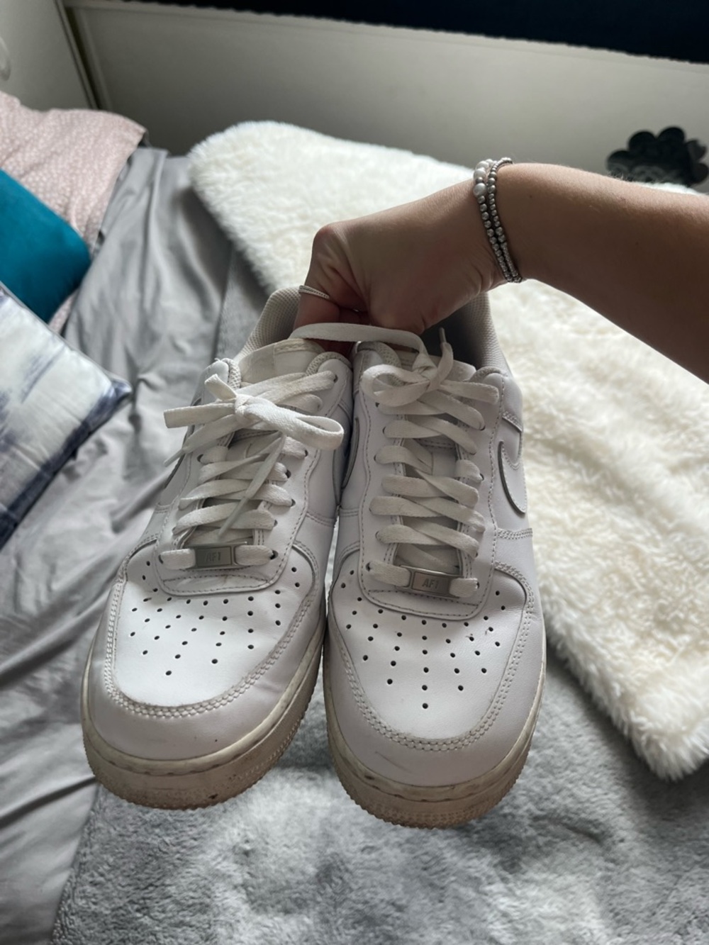 Classic White Nike Air Force 1’s